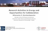 Research Activities in Energy and Opportunities for ... · 4/1/2014  · JOHNSON MATTHEY (UK) ... their emissions through >24 projects over the last 18 years including projects APT-STEP,