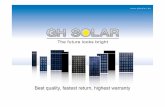 GH Solar - s3-eu-west-1.amazonaws.com · GH Solar: High-level service • Personalized approach, aimingfora long-termrelationship • Dedicated contact persons : reliable and trustworthy