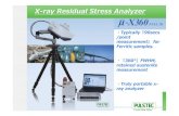 X-ray Residual Stress Analyzer - Products4Engineers Angle setting by angular auto-collimator ¢â€ŒMeasurement