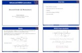 Advanced AD/DA converters Overview Second-Order Modulators · 2012-03-19 · Advanced AD/DA Converters Second-Order ΔΣ Modulators 6 q SQNR Double OSR ÆSQNR increases by a factor