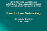 Peer to Peer Networking -  ...

Peer to Peer Networking Author fotini Created Date 12/13/2008 11:29:40 AM