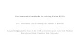 Fast numerical methods for solving linear PDEs · PDF file Fast numerical methods for solving linear PDEs P.G. Martinsson, The University of Colorado at Boulder ... As a result, complex