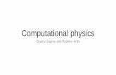 Computational physics - 東京大学usugino/LectureSlide.pdfComputational physics Sugino 1. Density functional theory (DFT) 2. Relation with many-body theory 3. Tutorial (Quantum espresso)