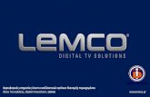 Νίκος Γουναλάκης, Digital Innovations, Lemco · Σσμμεηρικό internet 1000 Mbs up and down Wi-Fi λήυη ζηα δφμάηια ηφν τρηζηών Τηλεθφνία