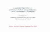 Lanczos tridigonalization and Golub - Kahan ...strakos/download/2006_GAMMSIAM.pdf · ed., 2002 E. based on the 1st. ed., Oscillation matrices and kernels and small vibrations of mechanical