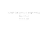 Linear and non-linear programming - GitLabfab.cba.mit.edu/classes/864.05/convex/Rec.Convex.pdf · Linear Programming Duality The dual program maximize b> µ subject to A>µ ≤ c