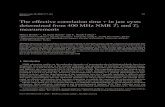 The effective correlation time ¯â€‍ in jaw cysts Spectroscopy 20 (2006) 177¢â‚¬â€œ183 177 IOS Press The effective