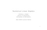 Numerical Linear 2020-04-30¢  Numerical Linear Algebra Charles J. Geyer ... Numerical Linear Algebra