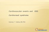 Cardiovascular events and CKD Cardiorenal syndrome · Anemia, CKD and CHF Commonly Appear Together in Individual Patients Observation that many patients with CKD and anemia dso have
