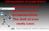 persistence in a metapopulation. The Gulf of Lion study case. doglioli/Costa_etal_ASLO15oral_Gra¢  persistence