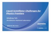 Scintillator challenges for physics frontiershome.kias.re.kr/psec/reno50/Session7/Yeh_Scintillator... · 2013-06-25 · 2 0 20 40 60 80 100 120 140 160 180 100 1000 10000 Mean Absorption