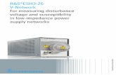 R&S®ESH3-Z6 V-Network For measuring …...R&S®ESH3-Z6 V-Network For measuring disturbance voltage and susceptibility in low-impedance power supply networks Product Brochure | Version