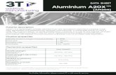 DATA SHEET Aluminium A20Xâ„¢ - 3T additive A20X... DATA SHEET Aluminium A20X (AM205) For further information,