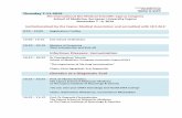 Infectious Diseases: Immunization Genetics as a Diagnostic ... CONGRESS PROGRAM.pdf · Sudden Cardiac Death in Young People and Athletes: Meet the experts 19:00 – 19:45 SATELLITE