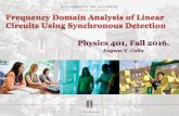 Physics 401, Fall 2016....\\engr-file-03\PHYINST\APL Courses\PHYCS401\Common\EquipmentManuals In SR830 manual you can find the chapter dedicated to general description of the lock-in