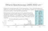 Ethane Spectroscopy 2950-3022 cm - NASAmark4sun.jpl.nasa.gov › report › c2h6_spectroscopy.pdf · Ethane Spectroscopy 2950-3022 cm-1 Ethane is a strong absorber in the troposphere.