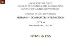 HUMAN COMPUTER INTERACTION â€؛ ~hy364 â€؛ files â€؛ project â€؛ HTML-CSS.pdf CS-364: Introduction to