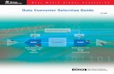 Data Converter Selection Convert · PDF file Data Converter Selection Guide 3Q 2002 Includes. 2 Data Converter Selection Guide Texas Instruments 3Q 2002 Data Converter Selection Tree