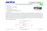 PA98 • PA98A › wp-content › uploads › ... · PA98 • PA98A PA98U Rev Q 5 OUTPUT POWER SUPPLY THERMAL Note: * The specification of PA98A is identical to the specification
