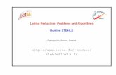 Lattice Reduction: Problems and Algorithms Damien STEHLÉperso.ens-lyon.fr/damien.stehle/downloads/samos.pdf · 2006-10-03 · Lattice Reduction: Problems and Algorithms Ecrypt Summer