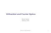 Diffraction and Fourier Optics - University of Oklahoma ...johnson/Education/Juniorlab/Optics/2006F... · In optics, if you model your aperture by a function, then the Fourier transform