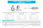 LED CORN LAMPS S23-01 - test-iwata.net › gks2301.pdf · LED CORN LAMPS S23-01 Power led Qty PF CRI Voltage CCT Lumen (Milky Cover) Size mm (x 0.0039=inch) Operation tep (℃/F)