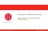 Introduction to Machine Learning - jbg/teaching/CMSC_726/03a.pdfآ  Machine Learning: Jordan Boyd-Graber