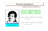 Fourier transformFourier transformoptics.hanyang.ac.kr/~shsong/1-Fourier transform.pdf · Fourier transforming property of a convex lensFourier transforming property of a convex lens