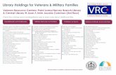 Veteran Resource Centers: Point Loma/Hervey Branch Library & … · The Complete Idiot's Guide to Life as a Military Spouse The Military Family The Military Spouse's Complete Guide