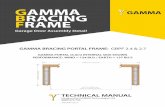 TM GAMMA BRACING FRAMEgammabracing.co.nz/images/downloads/PORTAL_GBPF... · gamma bracing frame γ tmgamma garage door assembly detail gamma portal (6.0m) internal side shown performance:
