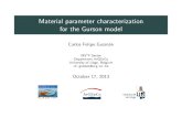Material parameter characterization for the Gurson model GTN characterization Approaches Microscopic