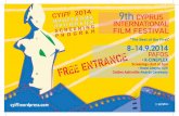8-14.9 · 8-14.9.2014 • K-CINEPLEX Screenings start at 5pm • Hotel Almyra 14/9 Golden Aphrodite Awards Ceremony cyiff.wordpress.com Πρόγραμμα Προβολών Program