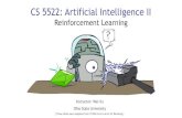 Reinforcement Learning - Wei XuSpecifically, reinforcement learning There was an MDP, but you couldn’t solve it with just computation You needed to actually act to figure it out