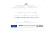 EXTERNAL EVALUATION REPORT Department of Mechanical Engineering … · External Evaluation Report – Department of Mechanical Engineering, University of Western Macedonia (Kozani)
