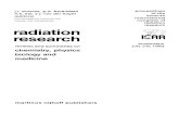 Models of cellular radiation action. · b6-r radiosensitizers and radioprotectors: current status 281 and future prospects j.Μ. brown b6-s sensitisation and protection 291 i.j. stratford