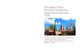 Phi Alpha Theta Northern California Regional …...Phi Alpha Theta Northern California Regional Conference 2020 HOSTED BY THE ALPHA DELTA OMICRON CHAPTER OF PHI ALPHA THETA CALIFORNIA