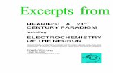 ELECTROCHEMISTRY OF THE NEURONneuronresearch.net/hearing/pdf/9Disorders.pdf · 3Shambaugh, G. & Glasscock, M. (1980) Surgery of the Ear. London: W. B. Saunders pg 572 Many auditory