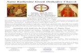 Saint Katherine Greek Orthodox Church Bulletins/04292012.pdf29, 1:00 p.m.; and to Anastasios and Erin Anastasiou on the baptism of their son Savvas Tristan, April 29, 2:30 p.m. Prosphoro