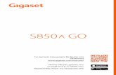 Gigaset S850A GO · 2018-07-13 · Template Go, Version 1, 01.07.2014 / ModuleVersion 1.0 2 Gigaset S850A GO / LUG GR el / A31008-M2625-T101-2-8U19 / GO_intro.fm / 6/19/18 Gigaset