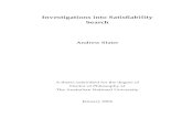 Investigations into Satisﬁability andrews/papers/andrewslater_thesis.pdf · PDF file decidable and undecidable problems, there are often better techniques that are spe-cialised