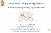 Intervational therapies for hypertension: Bilateral ... › livemedia › documents › al25307_us1213... · The sphenopalatine ganglion (SPG) is the largest collection of neurons