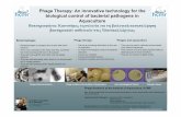 Phaggpy gye Therapy: An innovative technology for the biological ... › uploads › 5 › 3 › 9 › 1 › 5391129 › pha… · Bacteriophages Phage therapy Phages and aquaculture