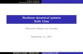 Nonlinear dynamical systems Sixth Class › pessoas › andcarva › SDNL › Aulas › Aula06-englis… · Gradient semigroups Dynamically gradient semigroups Nonlinear dynamical