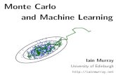 and Machine Learning Monte Carlo - microsoft.com · Variational Methods Approximate p( jD) = ˇ( ) with q( ) Classic approach: minimize D KL(qjjˇ) Monte Carlo approximation to gradients
