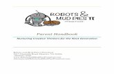 Parent Handbook - Robots and Mud Pies Preschool Handbook Rev  · PDF file technology, engineering, and mathematics. Emphasizing STEM in education encourages children to think logically,