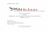 The Newsletter of the Hellenic Association for American ... · “The War on the Human: Human as Right, Human as Limit and the Task of the Humanities” (you can find the Call for