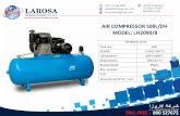 TECHNICAL DATA › content › machines... · AIR COMPRESSOR 500L/DH MODEL: LH2090/8 TECHNICAL DATA Tank size : 500L POWER: 7.5HP/5.5KW *2 Cylinder(mm) φ90*2+φ90*2 Displacement: