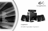IMPORTANT SAFETy INFORMATION X-540 speaker system … · Hanging your speakers on the wall Your Logitech® X-540 speaker satellites are wall mountable. Swivel the satellite base to