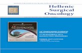 ΕΛΛΗΝΙΚΗ Hellenic ΕΤΑΙΡΕΙΑ Surgical Oncology · 2019-03-14 · Dear colleagues, The present issue of the official journal of the Hellenic Society of Surgical Oncology