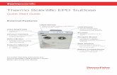 Thermo Scientific EPD TruDose · Thermo Scientific EPD TruDose Quick Start Guide Beta Window • Covers the β detector (Only the EPD TruDose G version has the cover cap) LCD Display